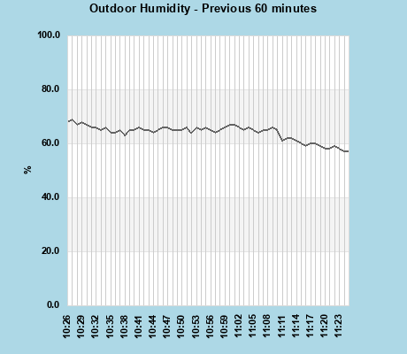 Outdoor Humidity 60 min